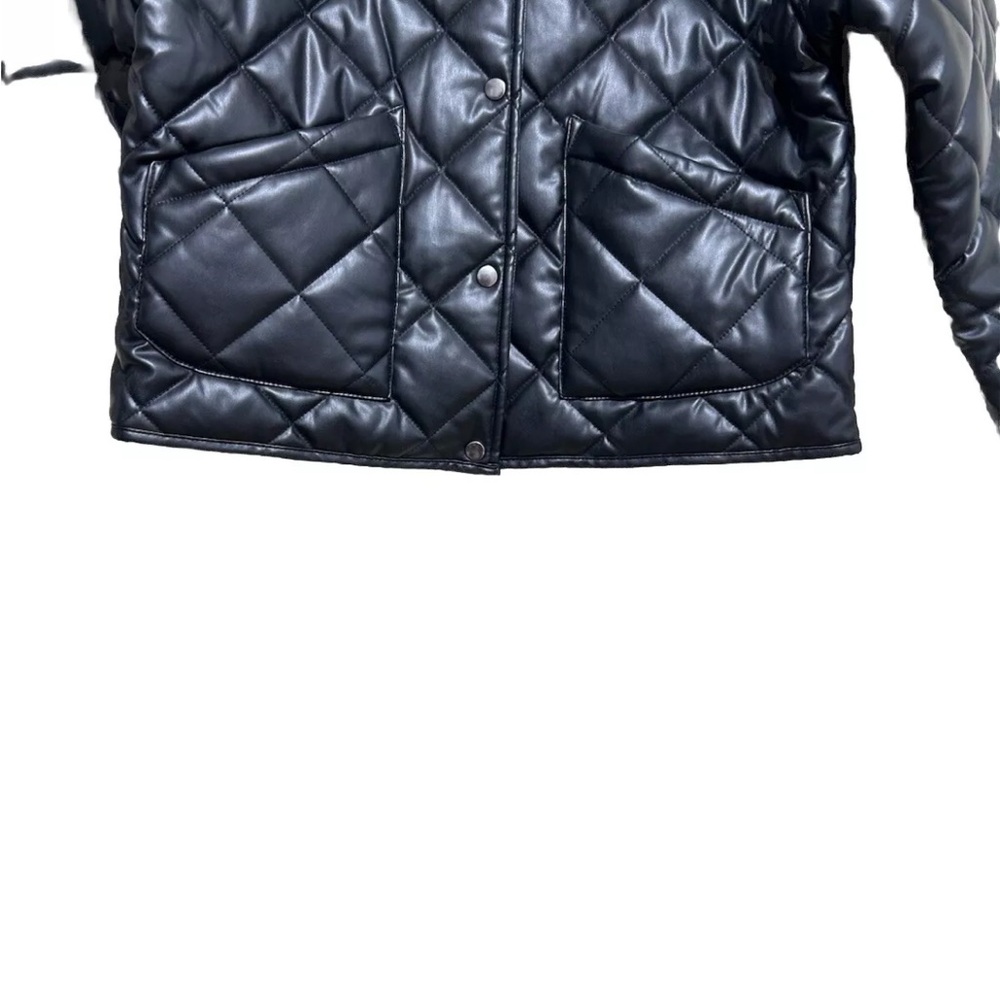 Z Supply Black Quilted Puffer Jacket - Picture 3 of 7